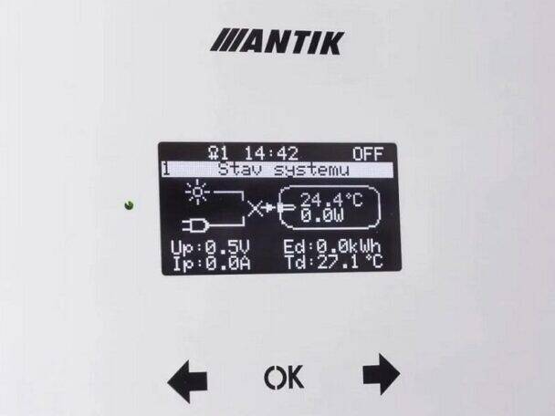 Fotovoltika na ohrev vody TUV ANTIK